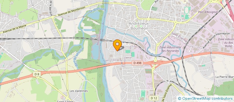 localisation de l'entreprise MONSIEUR BENJAMIN NEEL à ANDREZIEUX-BOUTHEON