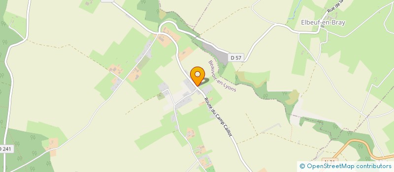 localisation de l'entreprise MONSIEUR BENJAMIN NEEL  BEAUVOIR-EN-LYONS