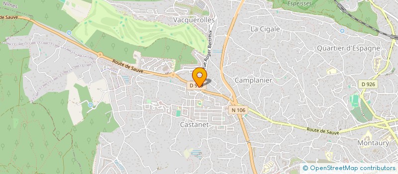 localisation de l'entreprise MONSIEUR BENJAMIN NEGRE  SAINT-PAUL-LA-ROCHE