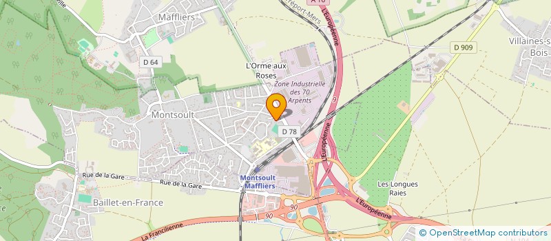 localisation de l'entreprise MONSIEUR BENJAMIN NEISIUS  MONTSOULT