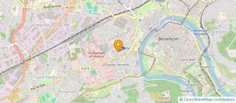localisation de l'entreprise MONSIEUR BENJAMIN NICAUD à BESANCON