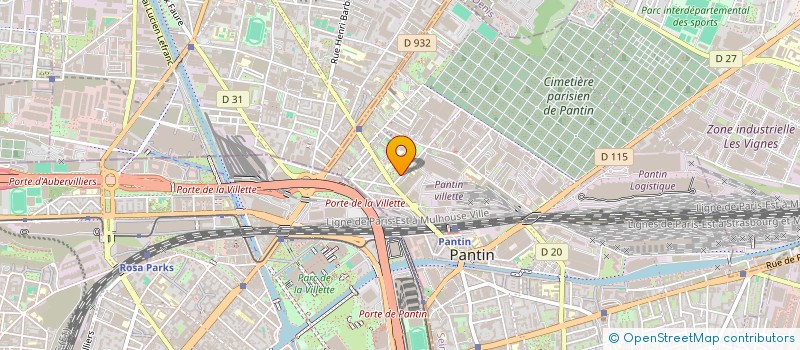 localisation de l'entreprise MONSIEUR BENJAMIN NICCO  PANTIN