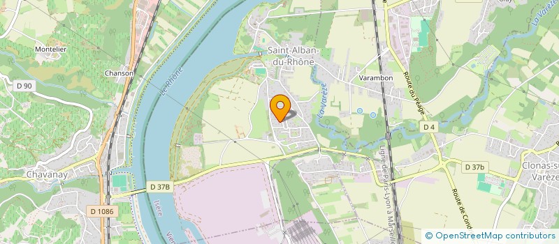 localisation de l'entreprise MONSIEUR BENJAMIN NIEL  SAINT-ALBAN-DU-RHONE