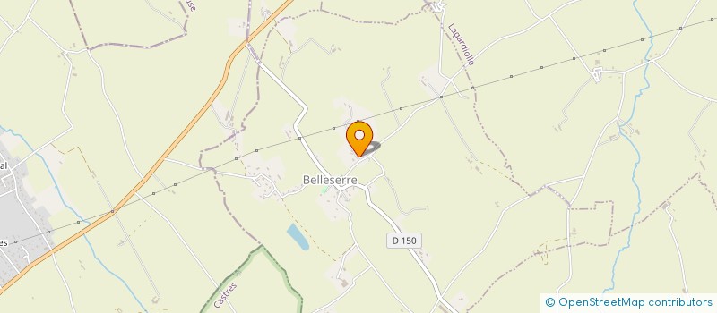 localisation de l'entreprise MONSIEUR BENJAMIN NISY  BELLESERRE