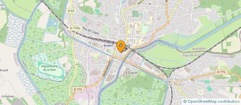 localisation de l'entreprise MONSIEUR BENJAMIN NOISETTE  REDON