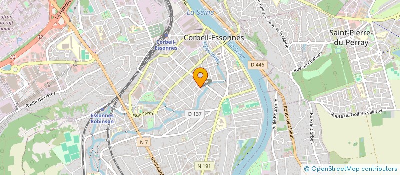 localisation de l'entreprise MONSIEUR BENJAMIN OGE à CORBEIL-ESSONNES