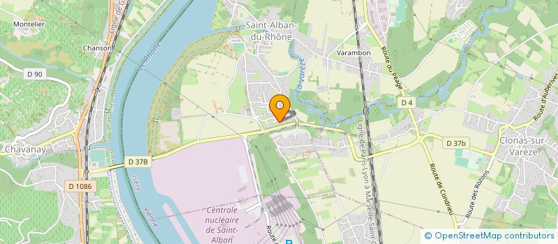 localisation de l'entreprise MONSIEUR BENJAMIN OGIER  SAINT-ALBAN-DU-RHONE