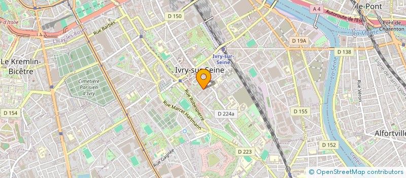 localisation de l'entreprise MONSIEUR BENJAMIN OHRESSER  IVRY-SUR-SEINE