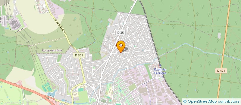 localisation de l'entreprise MONSIEUR BENJAMIN OLIVIER  OZOIR-LA-FERRIERE