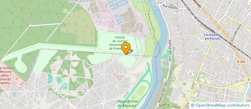 localisation de l'entreprise MONSIEUR BENJAMIN OLIVIER HOUNKPE à MAISONS-LAFFITTE