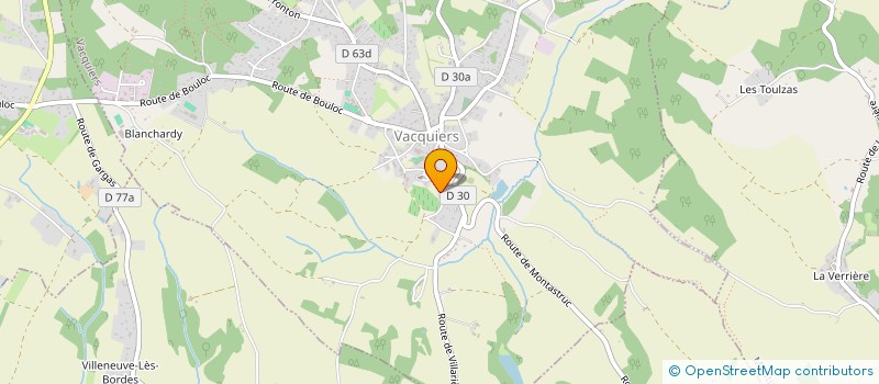 localisation de l'entreprise MONSIEUR BENJAMIN OLLE  VACQUIERS