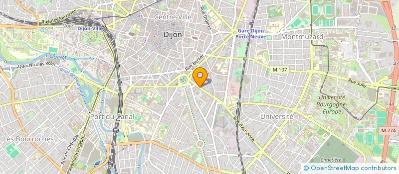 localisation de l'entreprise MONSIEUR BENJAMIN OLLMANN  DIJON