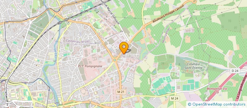 localisation de l'entreprise MONSIEUR BENJAMIN OSTY  CASTELNAU-LE-LEZ