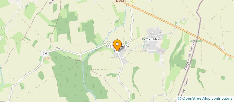 localisation de l'entreprise MONSIEUR BENJAMIN OTTAVI  DHUYS ET MORIN-EN-BRIE