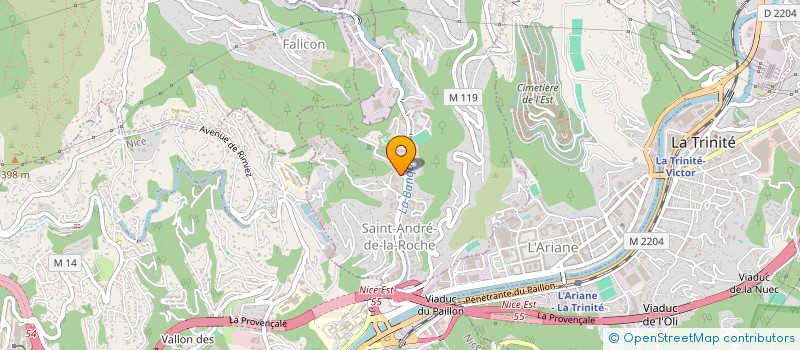 localisation de l'entreprise MONSIEUR BENJAMIN OUGUERGOUZ  SAINT-ANDRE-DE-LA-ROCHE