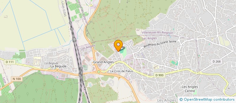 localisation de l'entreprise MONSIEUR BENJAMIN PACQUEU  VILLENEUVE LES AVIGNON