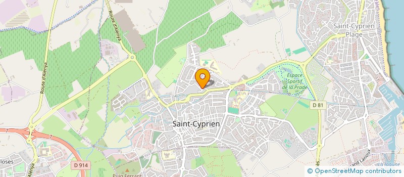 localisation de l'entreprise MONSIEUR BENJAMIN PADILLA  SAINT-CYPRIEN