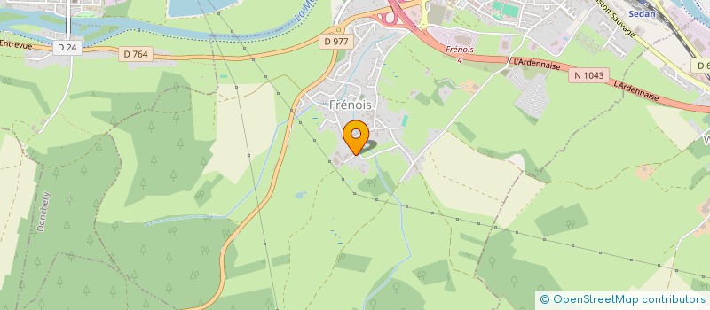 localisation de l'entreprise MONSIEUR BENJAMIN PAGNIER  SEDAN