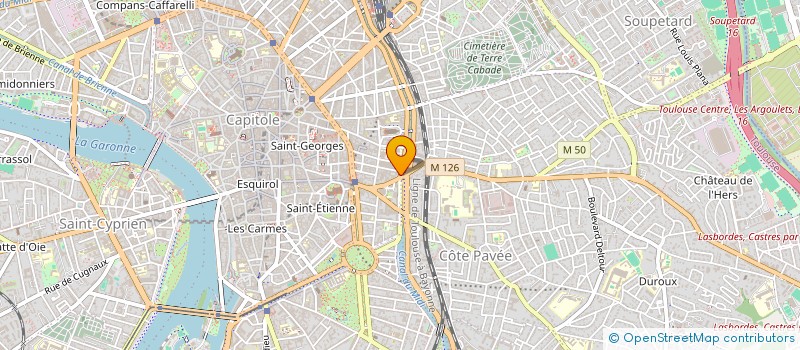 localisation de l'entreprise MONSIEUR BENJAMIN PAGNOUX à TOULOUSE
