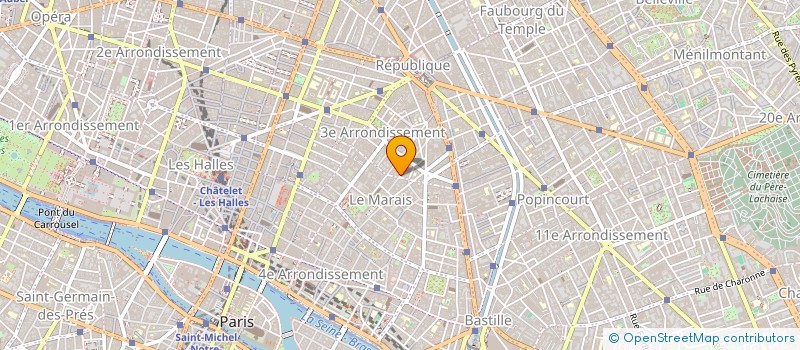 localisation de l'entreprise MONSIEUR BENJAMIN PAILLEAU  PARIS