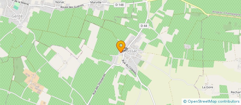 localisation de l'entreprise MONSIEUR BENJAMIN PALLAS à ANGEAC-CHAMPAGNE