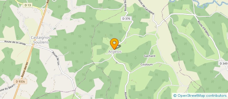 localisation de l'entreprise MONSIEUR BENJAMIN PALLIER  ARGELOS