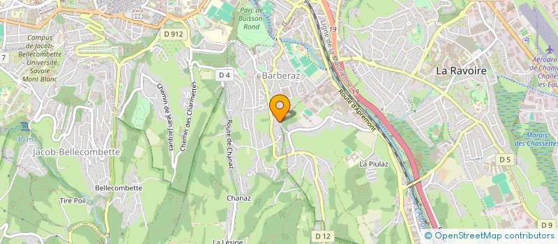 localisation de l'entreprise MONSIEUR BENJAMIN PANCZUK  BARBERAZ