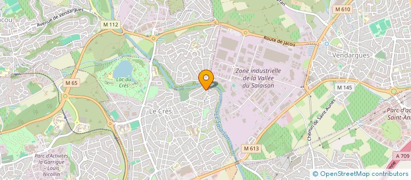 localisation de l'entreprise MONSIEUR BENJAMIN PANTEIX  LE CRES