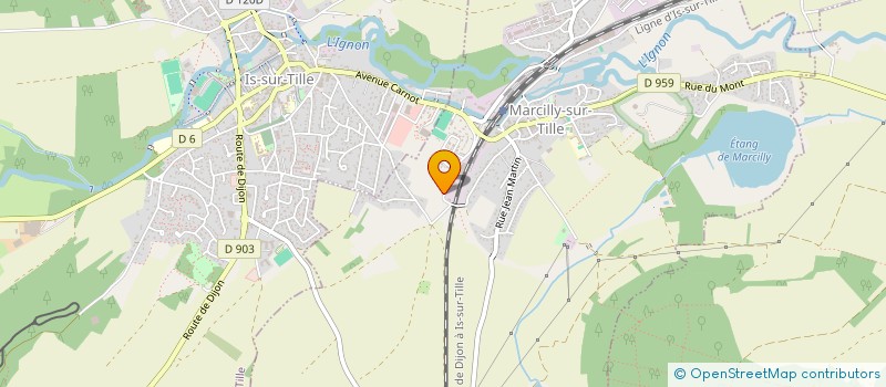 localisation de l'entreprise MONSIEUR BENJAMIN PAP  MARCILLY-SUR-TILLE