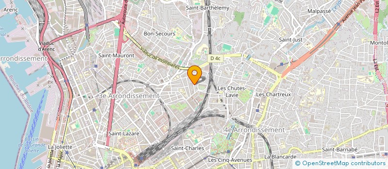 localisation de l'entreprise MONSIEUR BENJAMIN PAPELARD  MARSEILLE