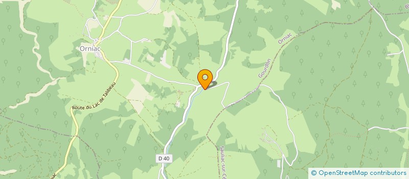 localisation de l'entreprise MONSIEUR BENJAMIN PARADE  ORNIAC