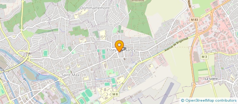 localisation de l'entreprise MONSIEUR BENJAMIN PARADIS  ESSEY-LES-NANCY