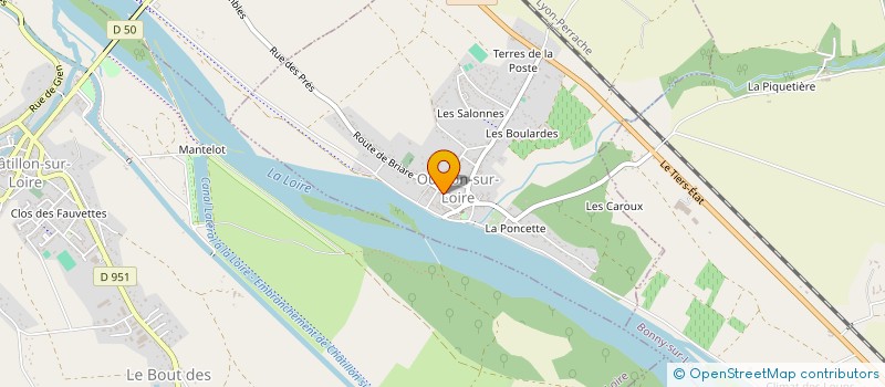 localisation de l'entreprise MONSIEUR BENJAMIN PARANT à OUSSON-SUR-LOIRE