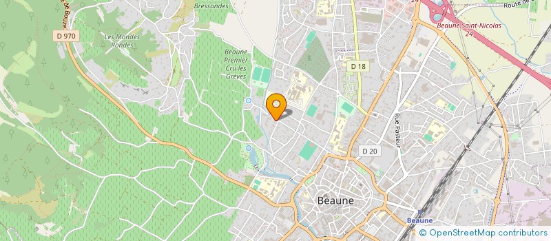 localisation de l'entreprise MONSIEUR BENJAMIN PARIGOT à BEAUNE