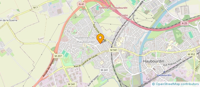 localisation de l'entreprise MONSIEUR BENJAMIN PARISOT  EMMERIN