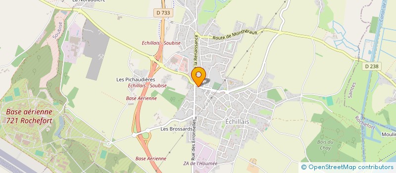 localisation de l'entreprise MONSIEUR BENJAMIN PARRAGUETTE  ECHILLAIS