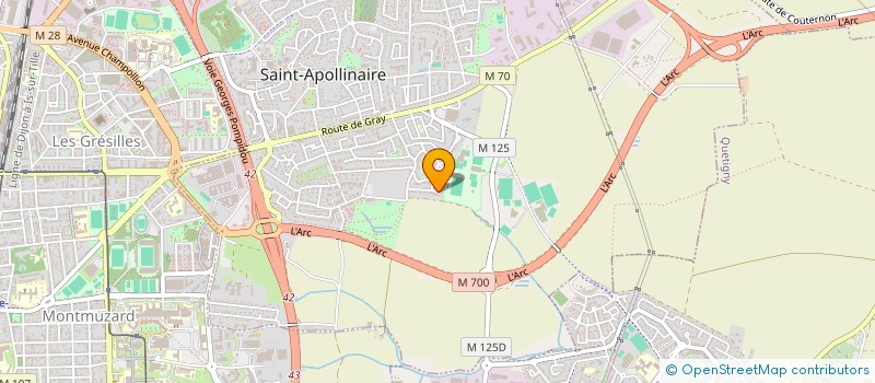 localisation de l'entreprise MONSIEUR BENJAMIN PARSY à SAINT-APOLLINAIRE