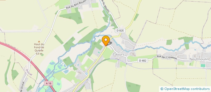 localisation de l'entreprise MONSIEUR BENJAMIN PASCAUD  CAOURS