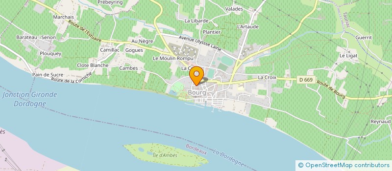 localisation de l'entreprise MONSIEUR BENJAMIN PASCUAL  BOURG