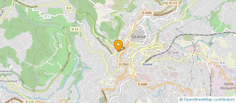 localisation de l'entreprise MONSIEUR BENJAMIN PAUL  GRASSE