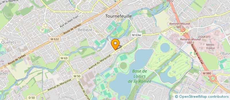 localisation de l'entreprise MONSIEUR BENJAMIN PAUL à TOURNEFEUILLE