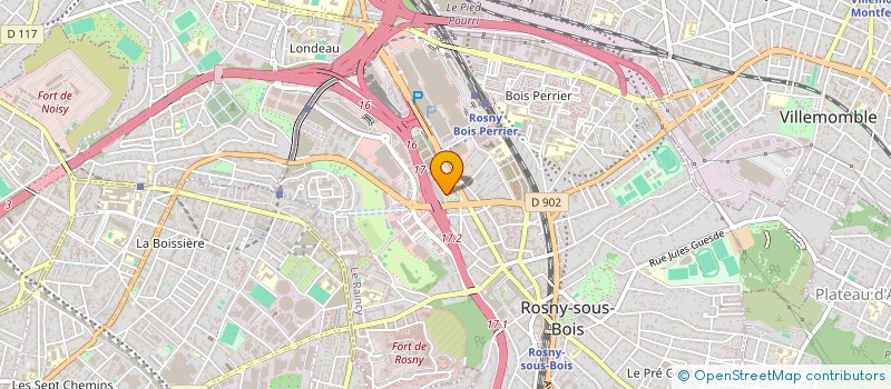localisation de l'entreprise MONSIEUR BENJAMIN PAUTET  ROSNY-SOUS-BOIS