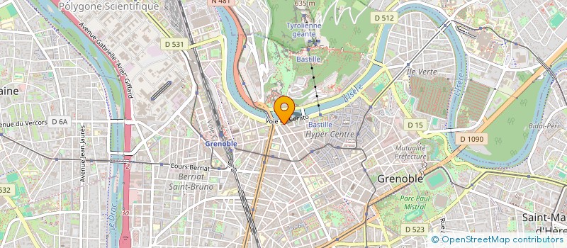 localisation de l'entreprise MONSIEUR BENJAMIN PAWSON à GRENOBLE