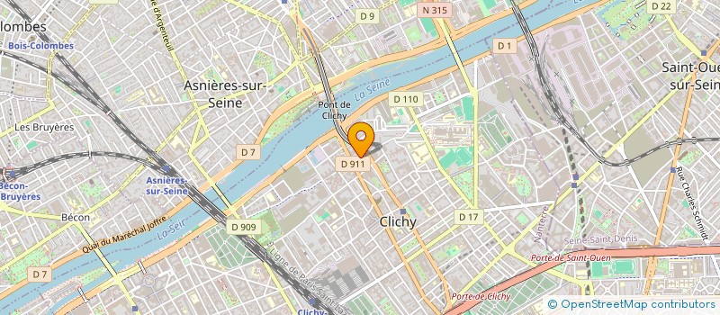 localisation de l'entreprise MONSIEUR BENJAMIN PAYEN à CLICHY