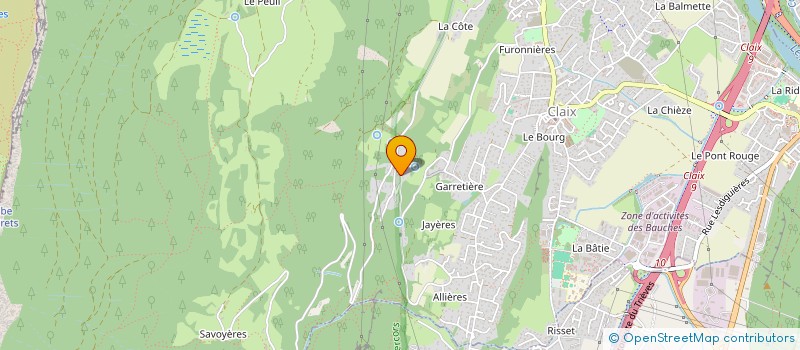 localisation de l'entreprise MONSIEUR BENJAMIN PENIN  CLAIX