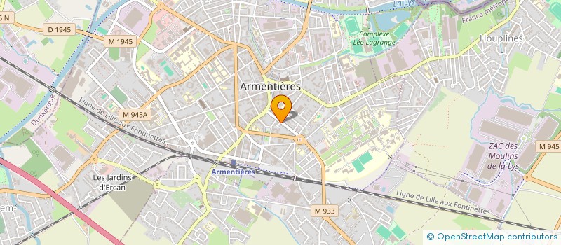 localisation de l'entreprise MONSIEUR BENJAMIN PENNEL à ARMENTIERES