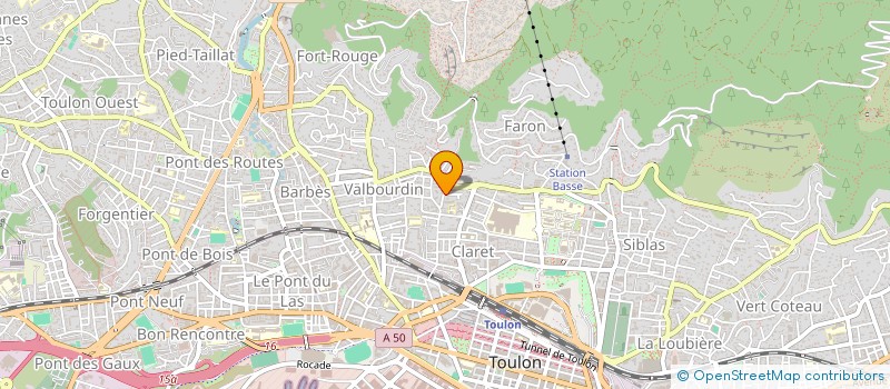 localisation de l'entreprise MONSIEUR BENJAMIN PEREDA  TOULON