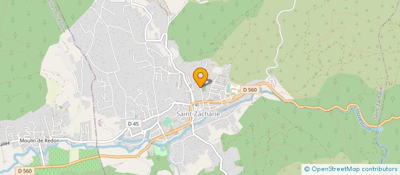 localisation de l'entreprise MONSIEUR BENJAMIN PEREIRA  SAINT-ZACHARIE