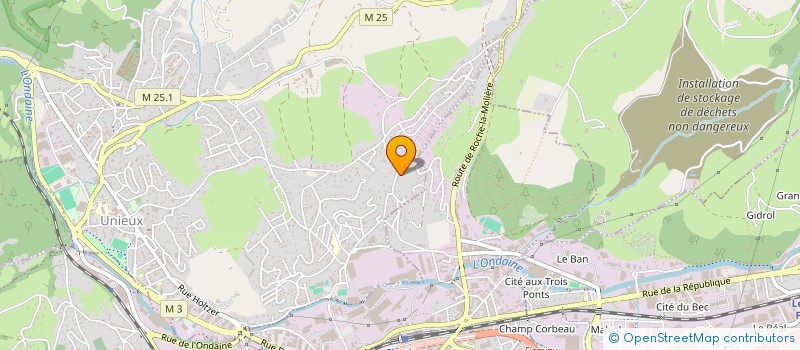 localisation de l'entreprise MONSIEUR BENJAMIN PEREIRA  UNIEUX