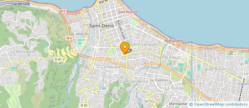 localisation de l'entreprise MONSIEUR BENJAMIN PERENNOU  SAINT-DENIS